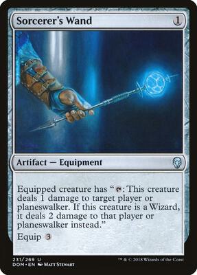 Magic: The Gathering - Dominaria - Sorcerer's Wand - FOIL - Anime Card Craze