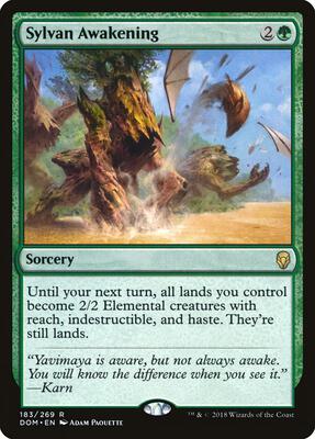 Magic: The Gathering - Dominaria - Sylvan Awakening - Anime Card Craze