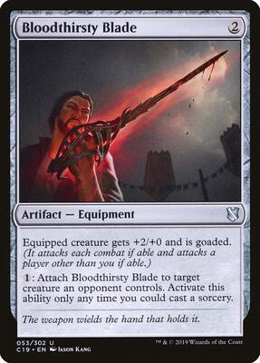 MTG - Commander 2019 - Bloodthirsty Blade - Anime Card Craze