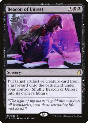 MTG - Commander 2019 - Beacon of Unrest - Anime Card Craze