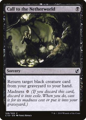 MTG - Commander 2019 - Call to the Netherworld - Anime Card Craze