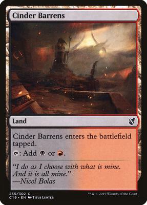 MTG - Commander 2019 - Cinder Barrens