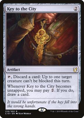 MTG - Commander 2019 - Key to the City - Anime Card Craze