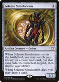 MTG - Commander 2019 - Solemn Simulacrum - Anime Card Craze