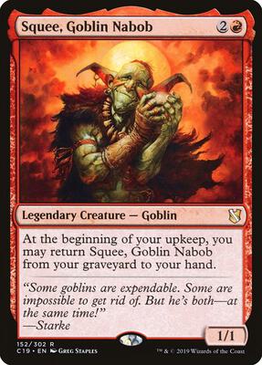 MTG - Commander 2019 - Squee, Goblin Nabob