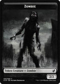 MTG - Commander 2019 - Zombie (010) // Zombie (011) Double-Sided Token - Anime Card Craze