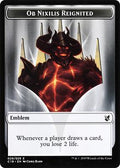 MTG - Commander 2019 - Emblem - Ob Nixilis Reignited // Zombie (010) Double-Sided Token - Anime Card Craze