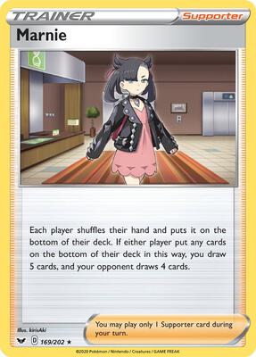 Pokemon SWSH01: Sword & Shield Base Set Marnie - Anime Card Craze