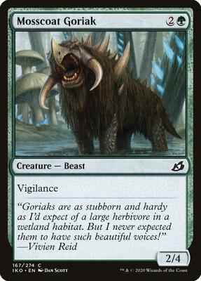 Magic: The Gathering - Ikoria: Lair of Behemoths - Mosscoat Goriak - Common - Normal