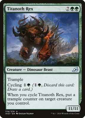 Magic: The Gathering - Ikoria: Lair of Behemoths - Titanoth Rex - Uncommon - Normal