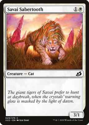 Magic: The Gathering - Ikoria: Lair of Behemoths - Savai Sabertooth - Common - Normal