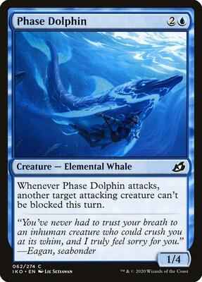 Magic: The Gathering - Ikoria: Lair of Behemoths - Phase Dolphin - Common - Normal