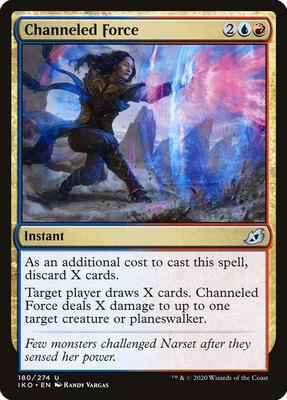 Magic: The Gathering - Ikoria: Lair of Behemoths - Channeled Force - Uncommon - Normal