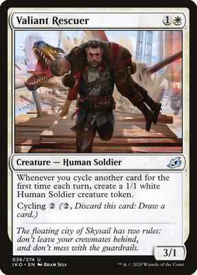 Magic: The Gathering - Ikoria: Lair of Behemoths - Valiant Rescuer - Uncommon - Normal