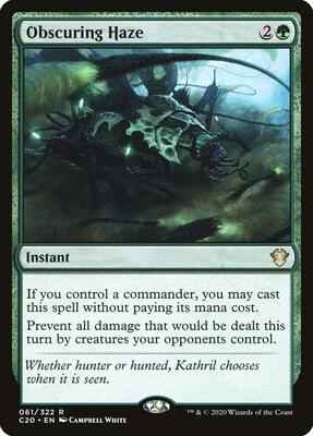 Magic: The Gathering - Commander 2020 - Obscuring Haze - Rare - Normal