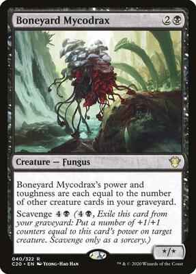 Magic: The Gathering - Commander 2020 - Boneyard Mycodrax - Rare - Normal