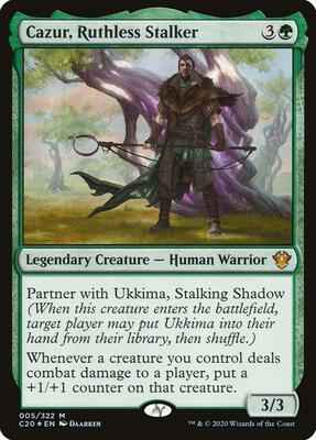 Magic: The Gathering - Commander 2020 - Cazur, Ruthless Stalker - Mythic - Foil