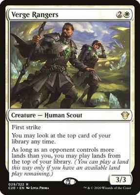 Magic: The Gathering - Commander 2020 - Verge Rangers - Rare - Normal