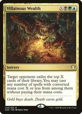 Magic: The Gathering - Commander 2020 - Villainous Wealth - Rare - Normal