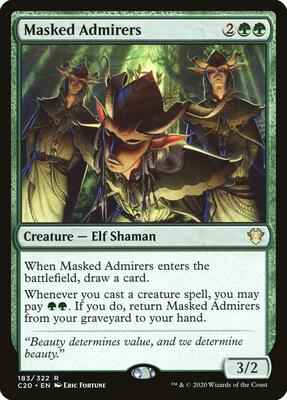 Magic: The Gathering - Commander 2020 - Masked Admirers - Rare - Normal