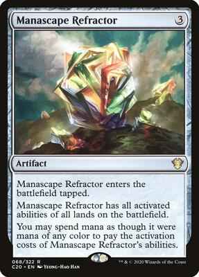 Magic: The Gathering - Commander 2020 - Manascape Refractor - Rare - Normal