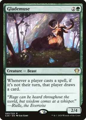 Magic: The Gathering - Commander 2020 - Glademuse - Rare - Normal