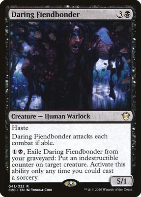 Magic: The Gathering - Commander 2020 - Daring Fiendbonder - Rare