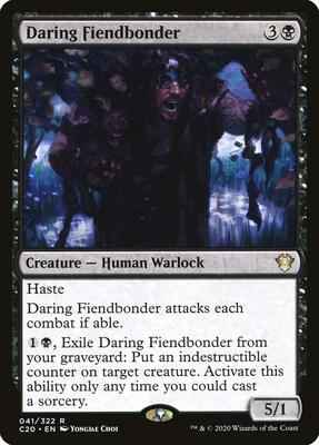 Magic: The Gathering - Commander 2020 - Daring Fiendbonder - Rare - Normal