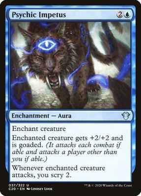 Magic: The Gathering - Commander 2020 - Psychic Impetus - Uncommon - Normal