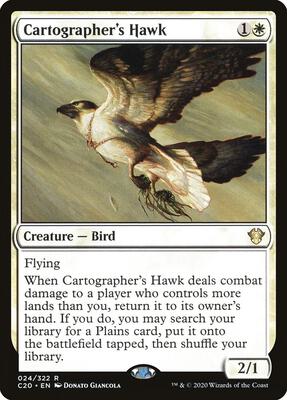 Magic: The Gathering - Commander 2020 - Cartographer's Hawk - Rare