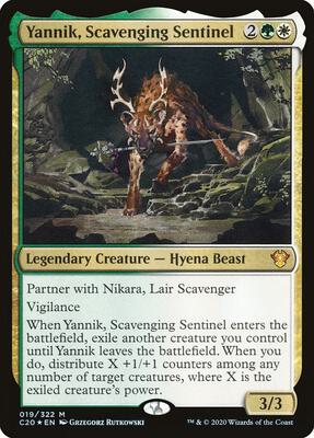 Magic: The Gathering - Commander 2020 - Yannik, Scavenging Sentinel - Mythic