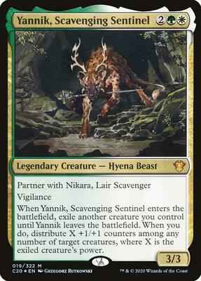 Magic: The Gathering - Commander 2020 - Yannik, Scavenging Sentinel - Mythic - Foil
