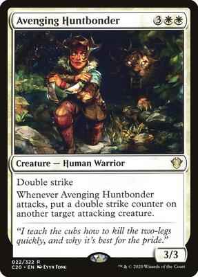 Magic: The Gathering - Commander 2020 - Avenging Huntbonder - Rare - Normal