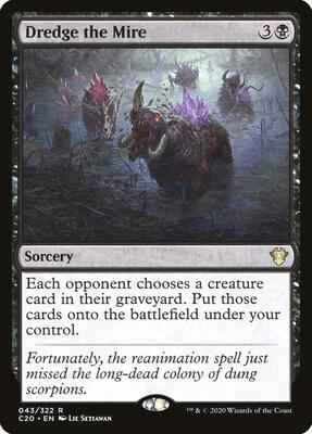 Magic: The Gathering - Commander 2020 - Dredge the Mire - Rare - Normal