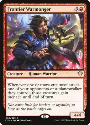 Magic: The Gathering - Commander 2020 - Frontier Warmonger - Rare - Normal