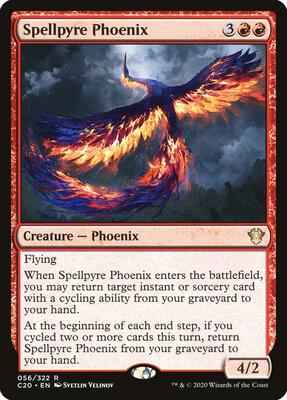 Magic: The Gathering - Commander 2020 - Spellpyre Phoenix - Rare - Normal