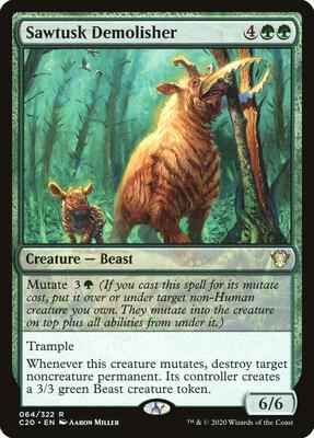 Magic: The Gathering - Commander 2020 - Sawtusk Demolisher - Rare - Normal