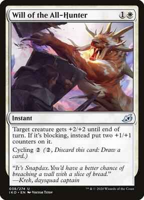 Magic: The Gathering - Ikoria: Lair of Behemoths - Will of the All-Hunter - Uncommon - Normal