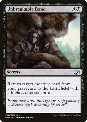 Magic: The Gathering - Ikoria: Lair of Behemoths - Unbreakable Bond - Uncommon - Normal