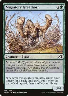 Magic: The Gathering - Ikoria: Lair of Behemoths - Migratory Greathorn - Common - Normal