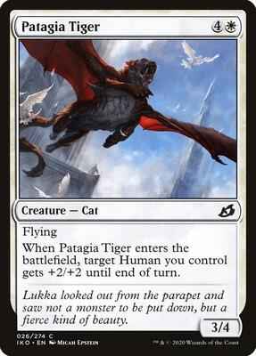 Magic: The Gathering - Ikoria: Lair of Behemoths - Patagia Tiger - Common - Normal - JAPANESE