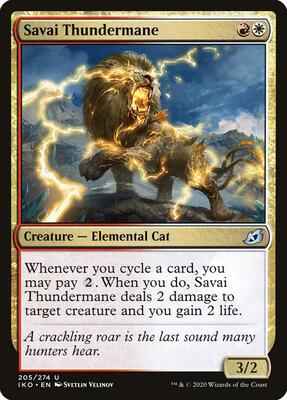 Magic: The Gathering - Ikoria: Lair of Behemoths - Savai Thundermane - Uncommon - Normal