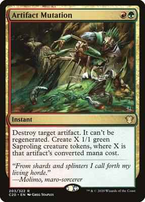 Magic: The Gathering - Commander 2020 - Artifact Mutation - Rare - Normal