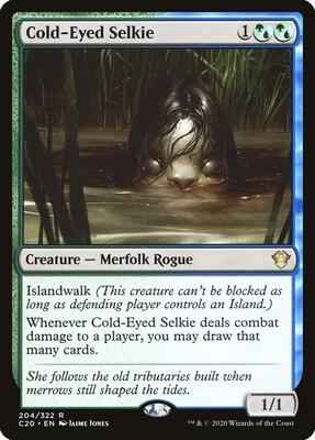 Magic: The Gathering - Commander 2020 - Cold-Eyed Selkie - Rare - Normal
