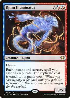 Magic: The Gathering - Commander 2020 - Djinn Illuminatus - Rare - Normal