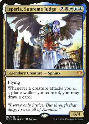 Magic: The Gathering - Commander 2020 - Isperia, Supreme Judge - Mythic - Normal