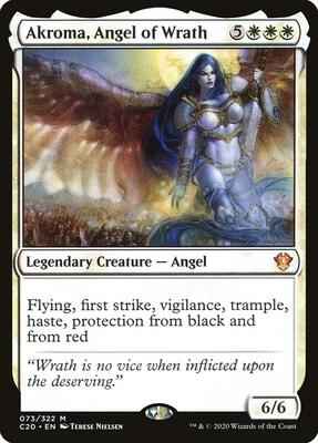 Magic: The Gathering - Commander 2020 - Akroma, Angel of Wrath - Mythic - Normal