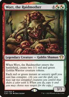 Magic: The Gathering - Commander 2020 - Wort, the Raidmother - Rare - Normal