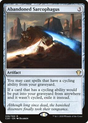 Magic: The Gathering - Commander 2020 - Abandoned Sarcophagus - Rare