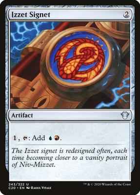 Magic: The Gathering - Commander 2020 - Izzet Signet - Uncommon - Normal
